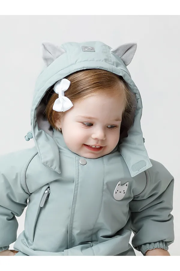 Комбинезон CROCKID, серо-зеленый - фото 2