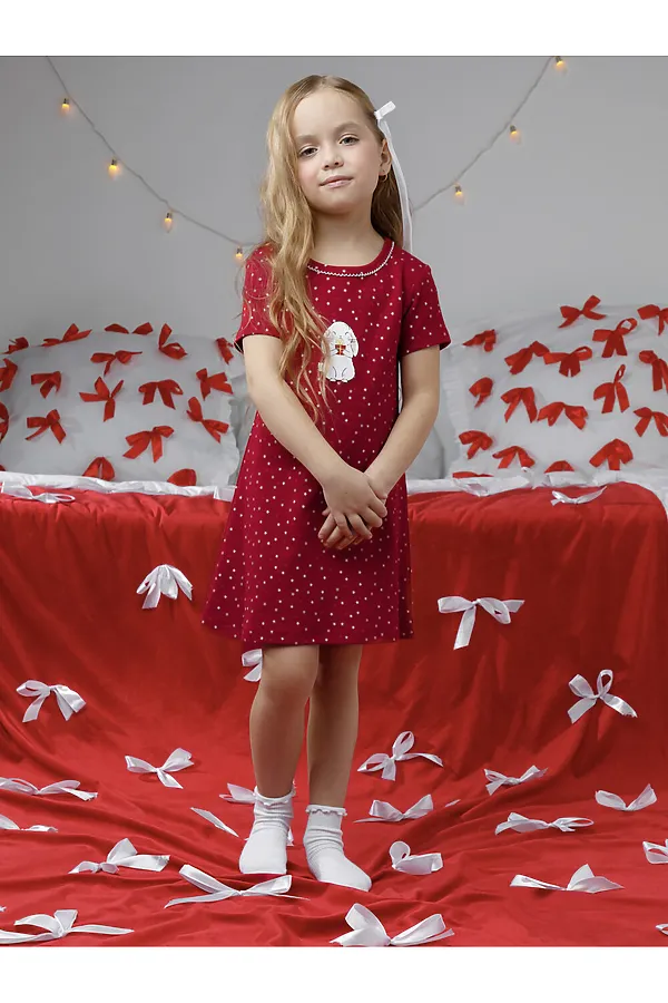 Сорочка CROCKID, красный 0533 н150 - фото 2