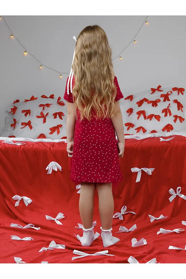 Сорочка CROCKID, красный 0533 н150 - фото 2