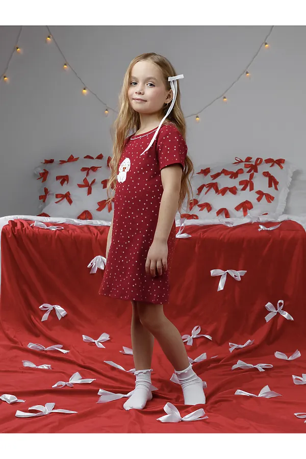 Сорочка CROCKID, красный 0533 н150 - фото 2