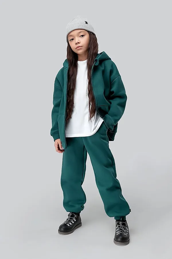 Костюм (Толстовка+Брюки) BODO, бирюзовый - фото 2