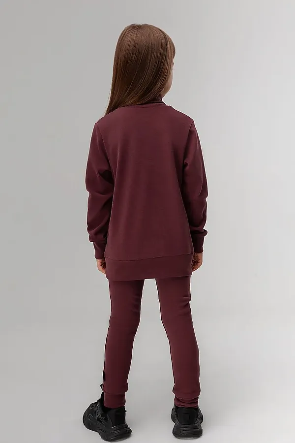 Костюм (Водолазки+Леггинсы) BODO-S, бордовый - фото 2