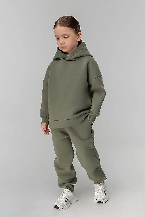 Костюм (Худи+Брюки) BODO-S, темно-оливковый - фото 2