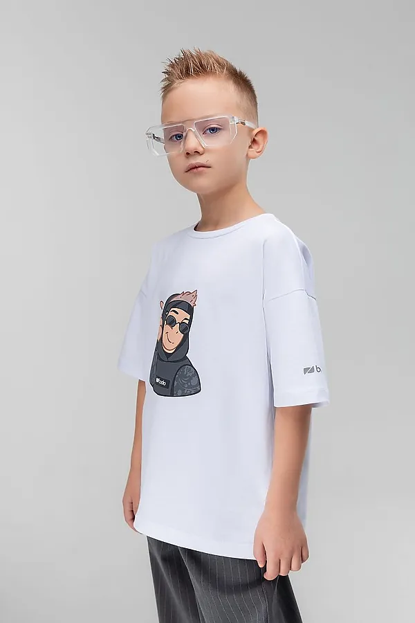 Футболка BODO, белый (графит) - фото 2