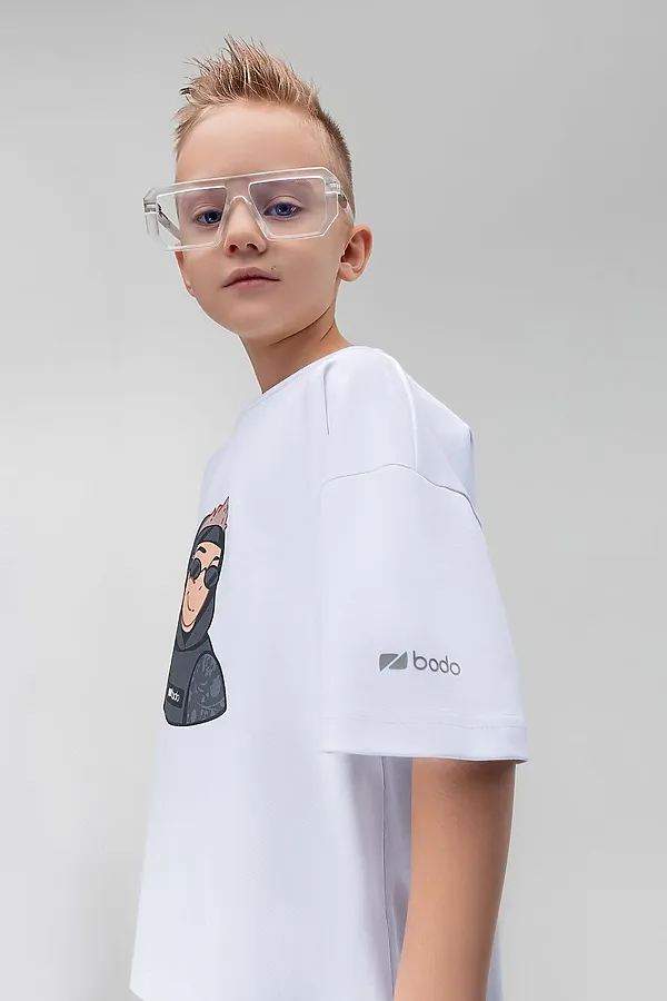 Футболка BODO, белый (графит) - фото 2