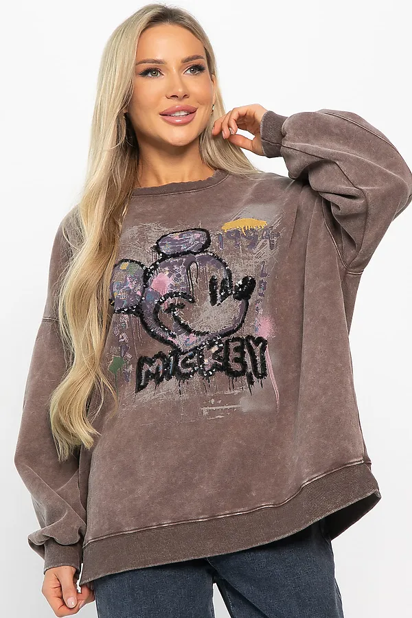 Свитшот Урбан LADY TAIGA, коричневый - фото 2