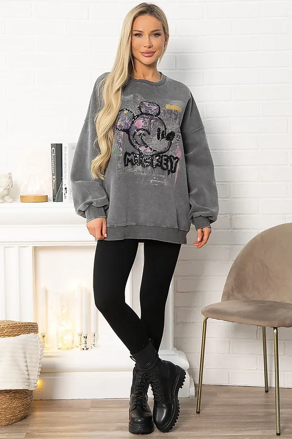 Свитшот Урбан LADY TAIGA, графит - фото 2