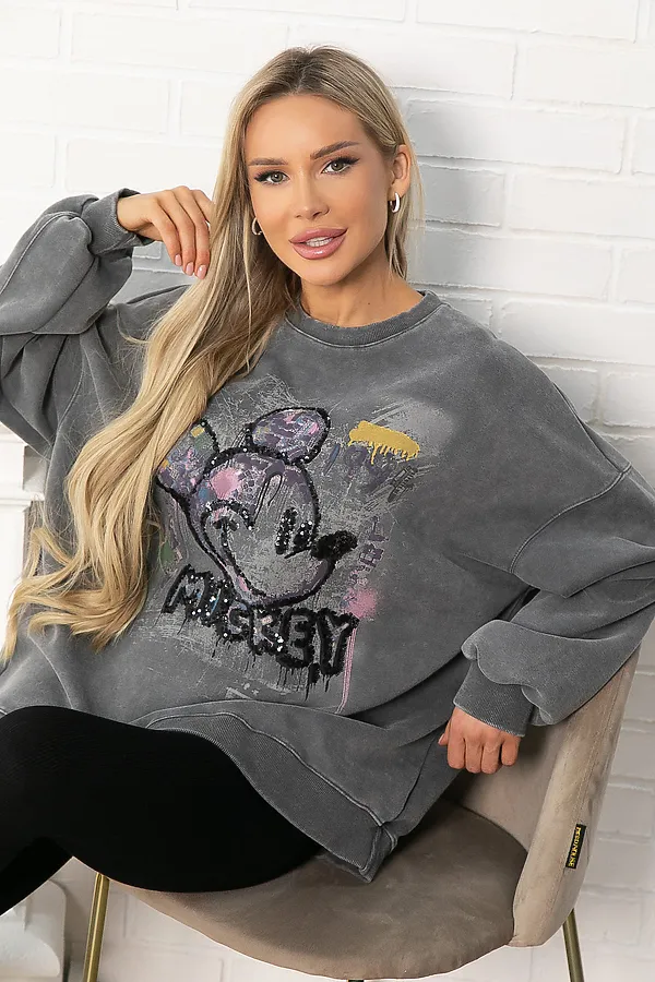 Свитшот Урбан LADY TAIGA, графит - фото 2