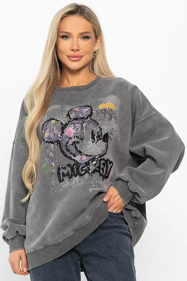 Свитшот Урбан LADY TAIGA, графит - фото 2