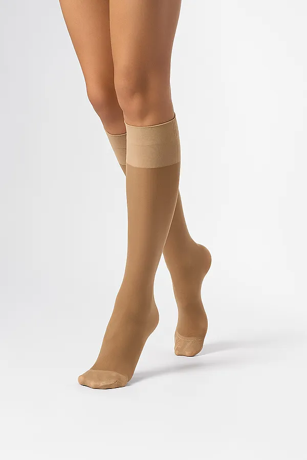 Гольфы OMSA, caramello (бежевый) - фото 2