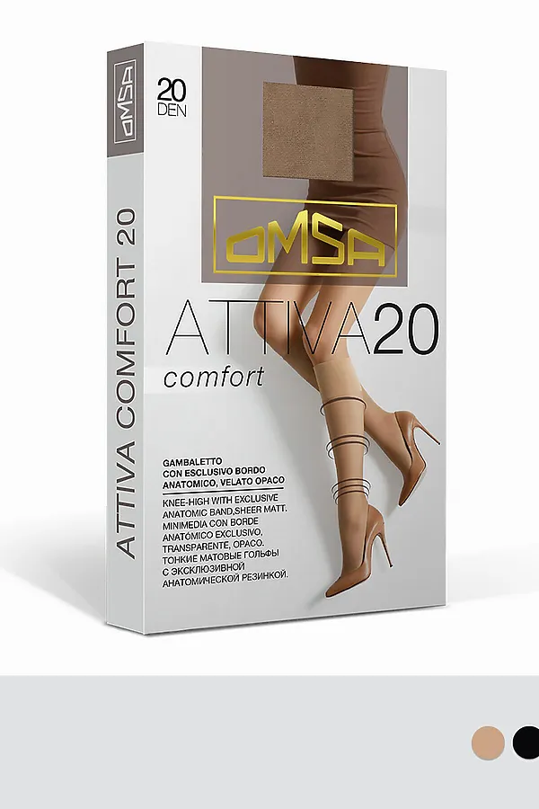 Гольфы OMSA, nero (черный) - фото 2