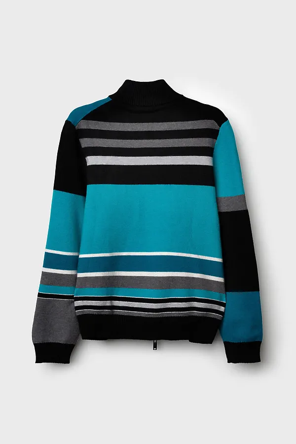 Кардиган трикотажный для мальчиков PLAYTODAY, разноцветный - фото 2