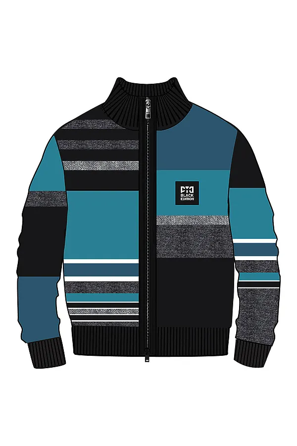 Кардиган трикотажный для мальчиков PLAYTODAY, разноцветный - фото 2