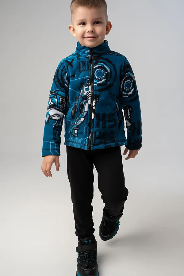 Куртка трикотажная для мальчиков PLAYTODAY,  - фото 2