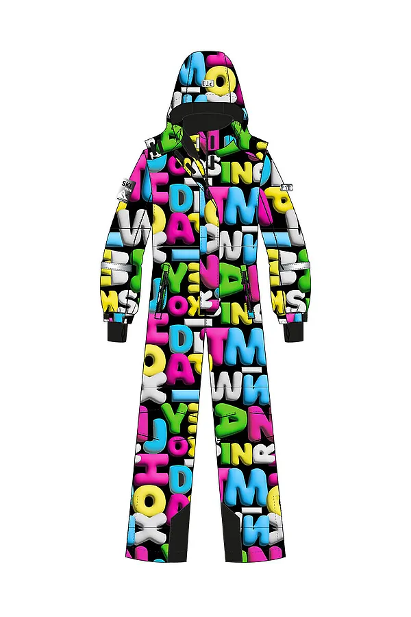 Комбинезон текстильный с полиуретановым покрытием для девочек PLAYTODAY, черный - фото 2