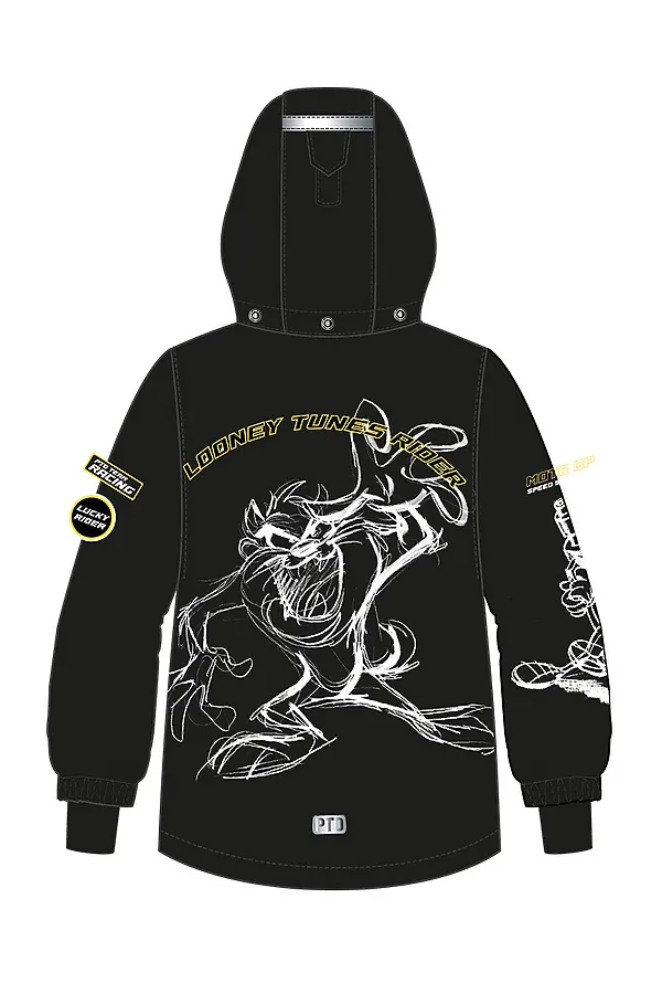 Куртка текстильная с полиуретановым покрытием для мальчиков PLAYTODAY, черный - фото 2