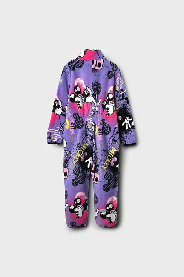 Комбинезон трикотажный для девочек PLAYTODAY, разноцветный - фото 2