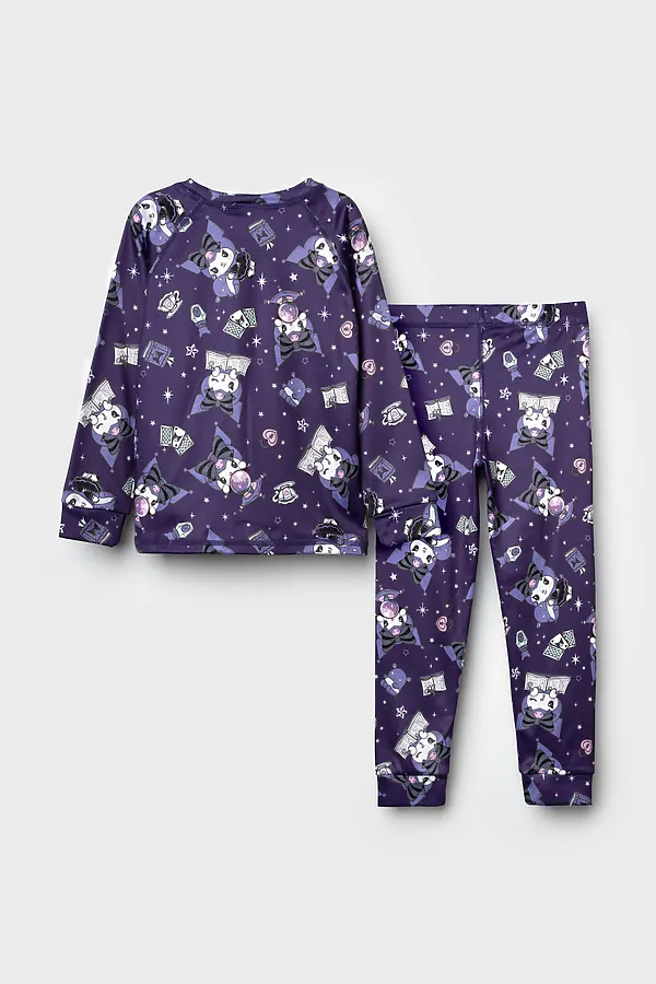 Термокомплект трикот. для девочек PLAYTODAY, разноцветный - фото 2