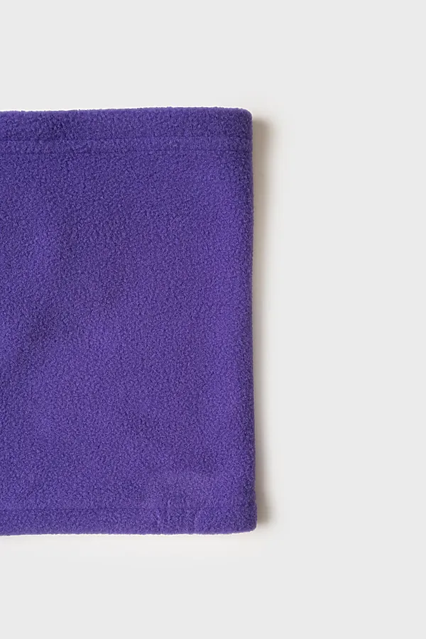 Шарф-снуд трикотажный для девочек PLAYTODAY, фиолетовый неоновый - фото 2