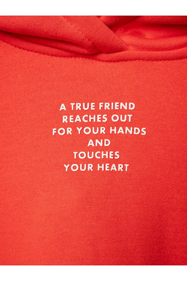 Комплект трикотажный для девочек: толстовка, брюки PLAYTODAY, оранжевый - фото 2