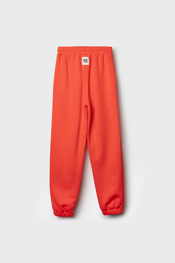 Комплект трикотажный для девочек: толстовка, брюки PLAYTODAY, оранжевый - фото 2