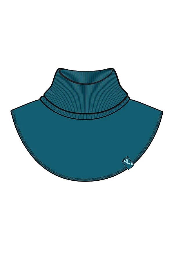 Воротник-манишка детский трикотажный для мальчиков PLAYTODAY, темно-зеленый - фото 2