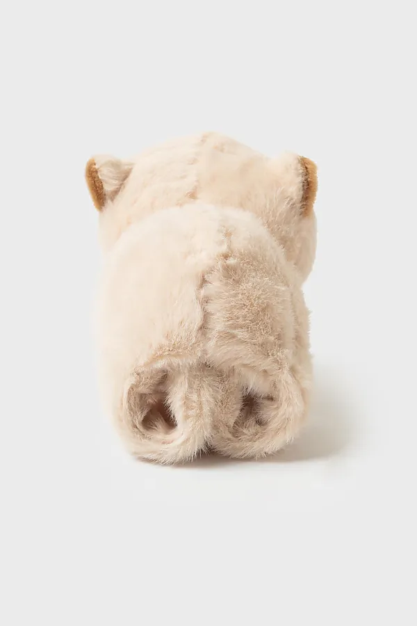 Игрушка-браслет меховой на руку - Панда PLAYTODAY, бежевый - фото 2