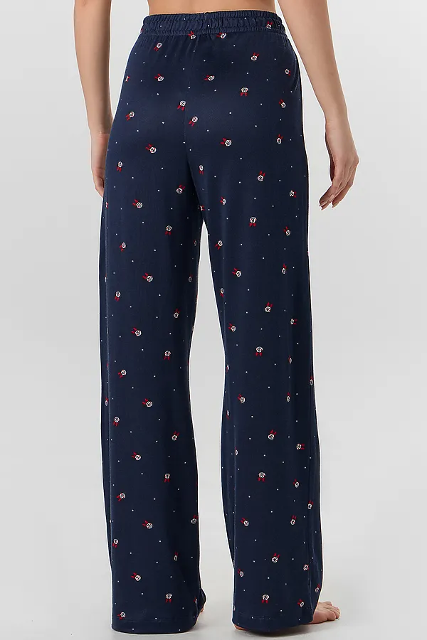 Комплект женский (джемпер, брюки) MARK FORMELLE, персонажи на т.синем - фото 2