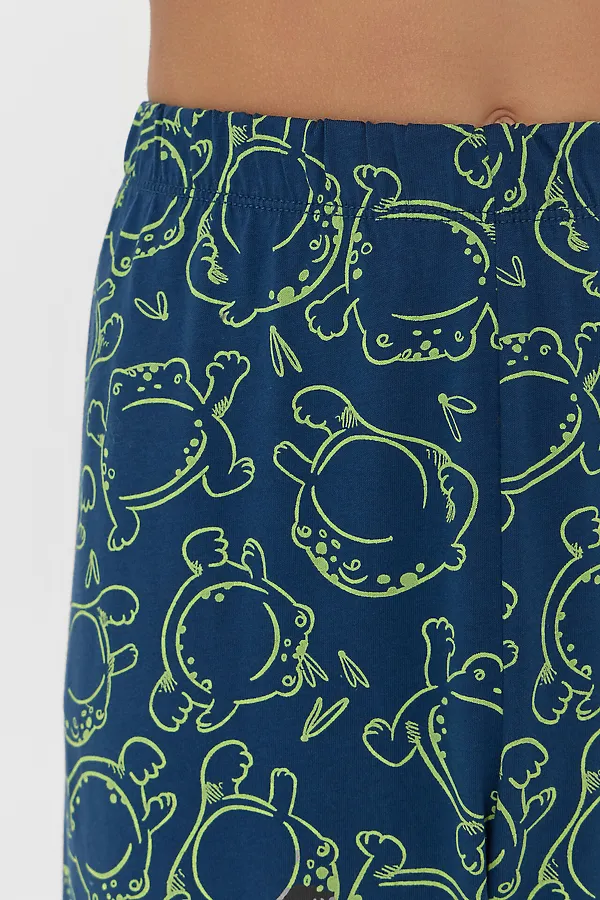 Комплект для мальчиков (лонгслив, брюки) MARK FORMELLE, жабки на полуночном - фото 2