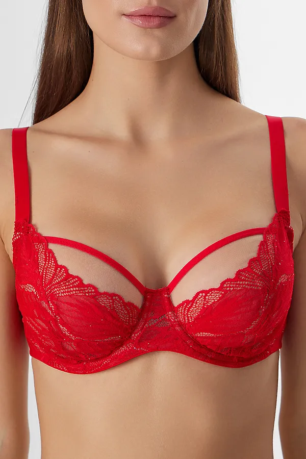 Бюстгальтер женский MARK FORMELLE, красный - фото 2