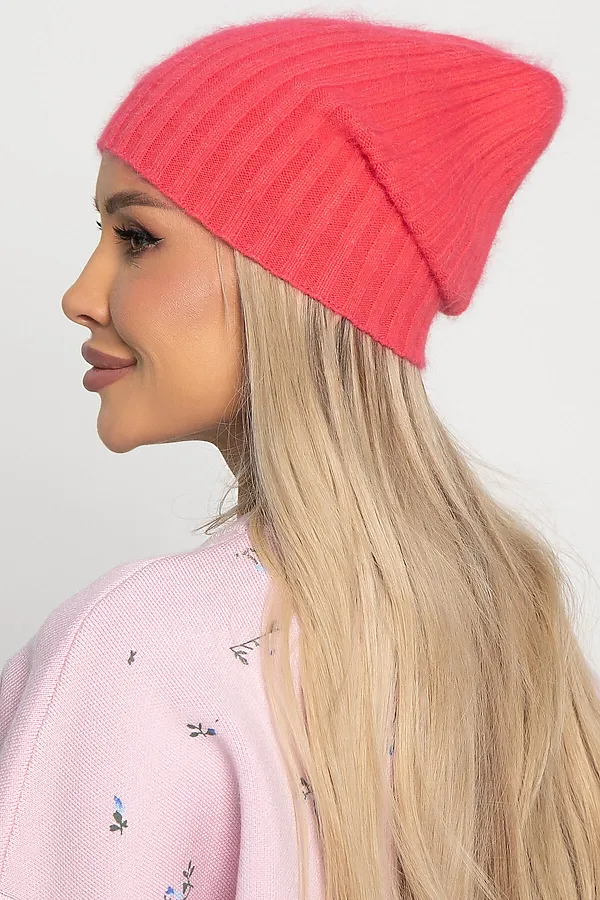 Шапка однослойная Большой город LADY TAIGA, арбуз - фото 2