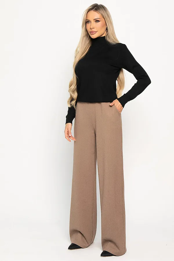 Брюки Остатки тепла LADY TAIGA, кофе - фото 2