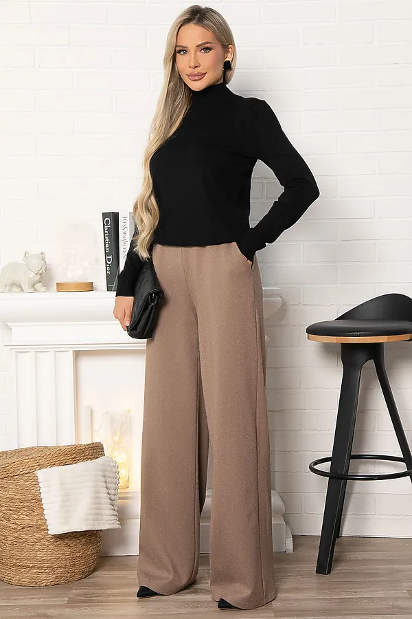 Брюки Остатки тепла LADY TAIGA, кофе - фото 2