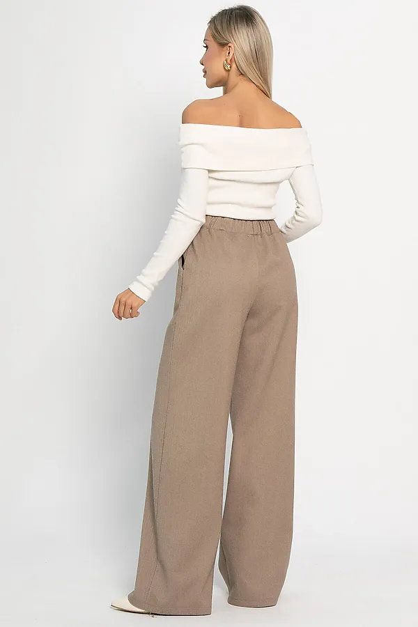 Брюки Остатки тепла LADY TAIGA, капучино - фото 2