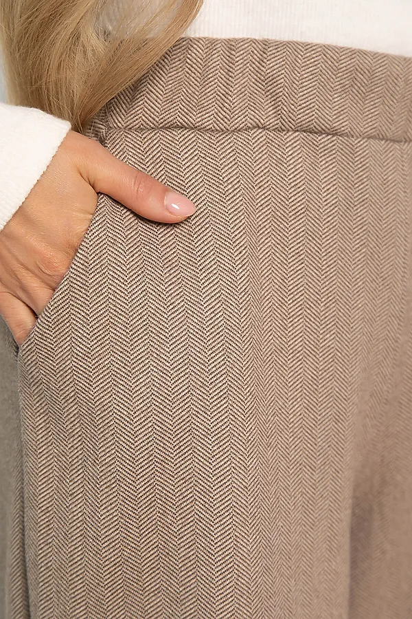 Брюки Остатки тепла LADY TAIGA, капучино - фото 2