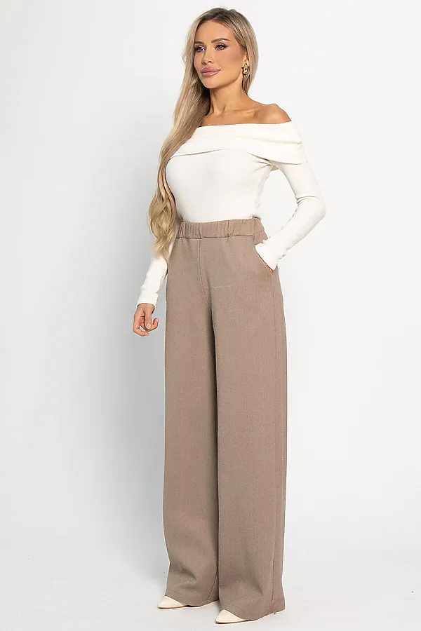 Брюки Остатки тепла LADY TAIGA, капучино - фото 2