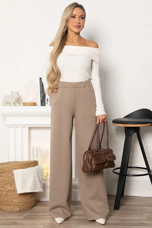 Брюки Остатки тепла LADY TAIGA, капучино - фото 2