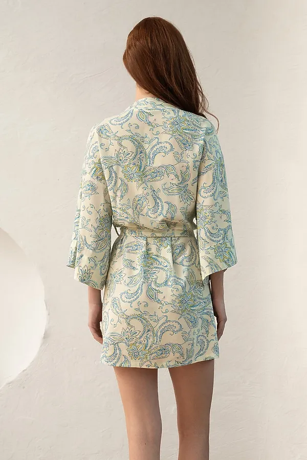 Халат INDEFINI, мятный - фото 2