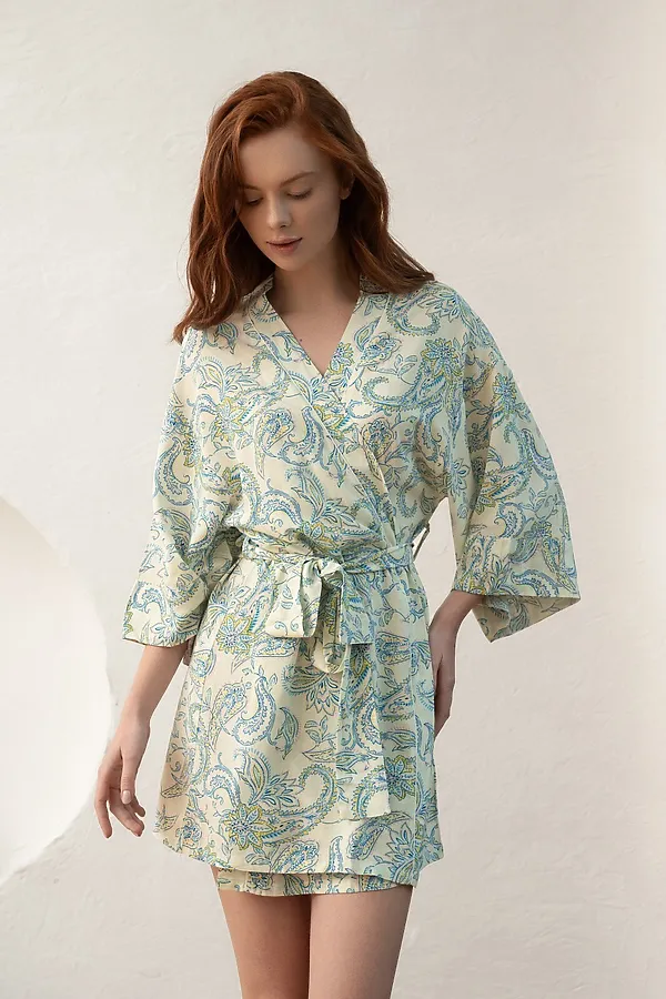 Халат INDEFINI, мятный - фото 2