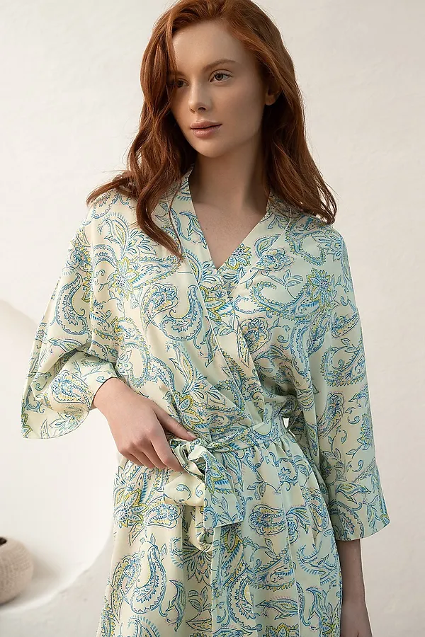 Халат INDEFINI, мятный - фото 2