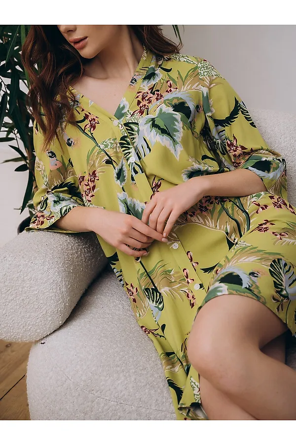 Туника INDEFINI, оливковый - фото 2