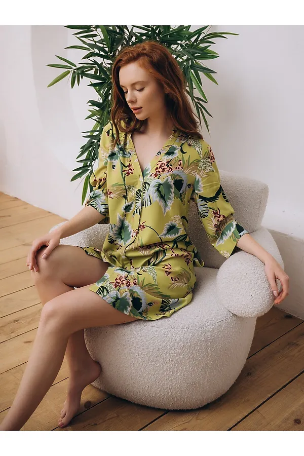 Туника INDEFINI, оливковый - фото 2