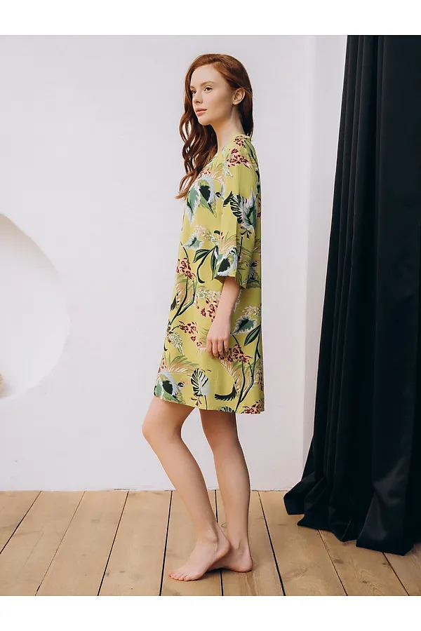 Туника INDEFINI, оливковый - фото 2