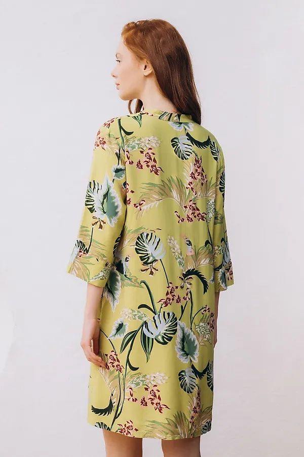 Туника INDEFINI, оливковый - фото 2