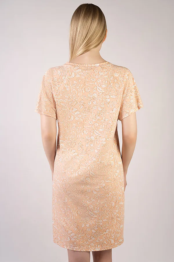 Сорочка INDEFINI, персиковый - фото 2