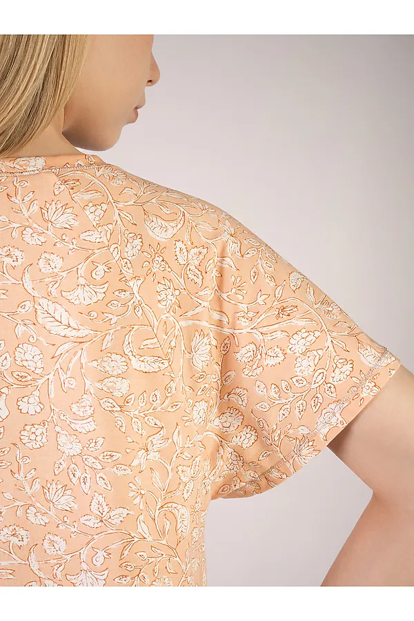 Сорочка INDEFINI, персиковый - фото 2