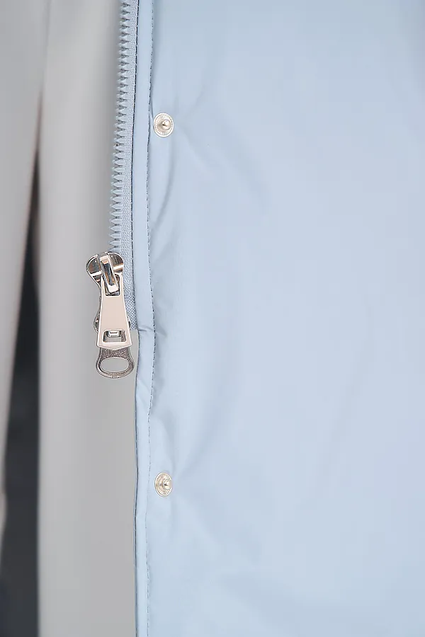 Пуховик женский HOOPS, серо-голубой - фото 2