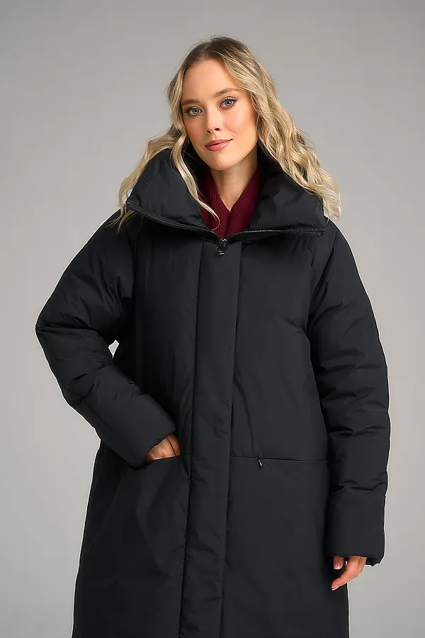 Пуховик женский HOOPS, черный - фото 2