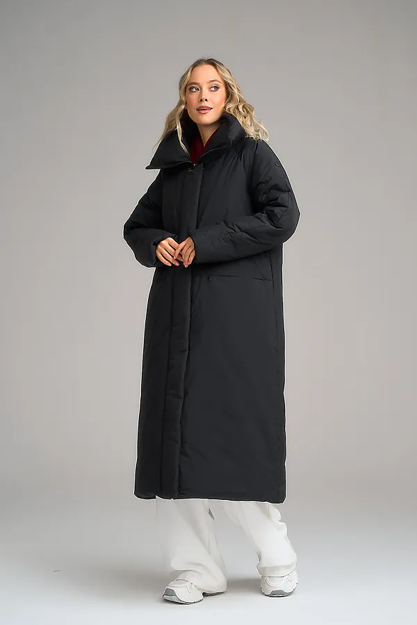 Пуховик женский HOOPS, черный - фото 2