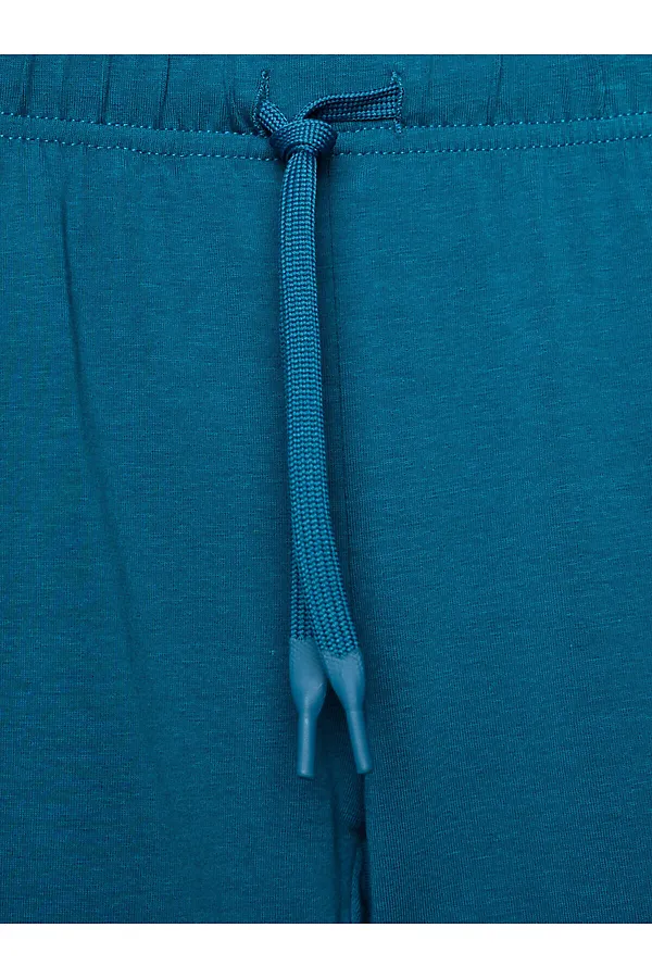 Комплект детский трикотажный для мальчиков: фуфайка (футболка с длинными рукавами), брюки PLAYTODAY, бирюзовый,голубой - фото 2